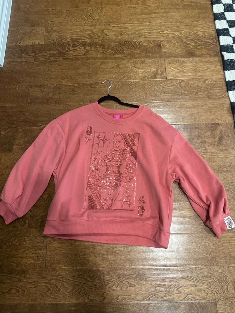 NWOT Queen Of Sparkles rustic sweatshirt
